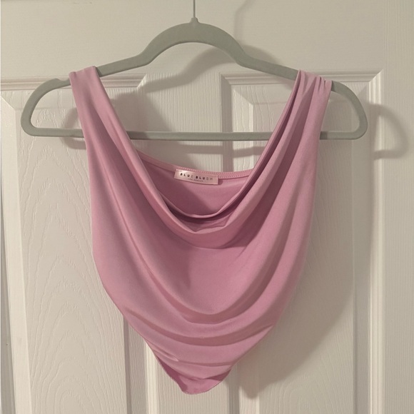 Pink Cowl Neck Top - Picture 1 of 2